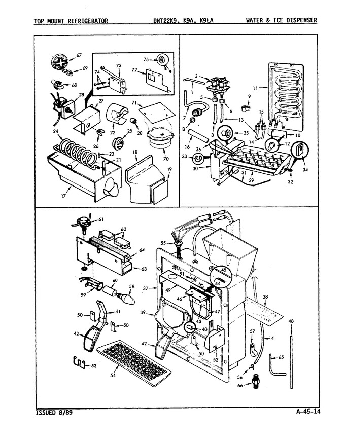 Diagram for DNT22K9LA (BOM: 9A98A)