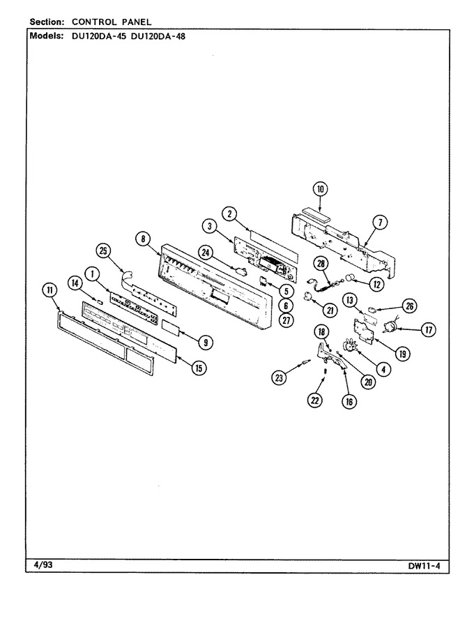 Diagram for DU120DA-45