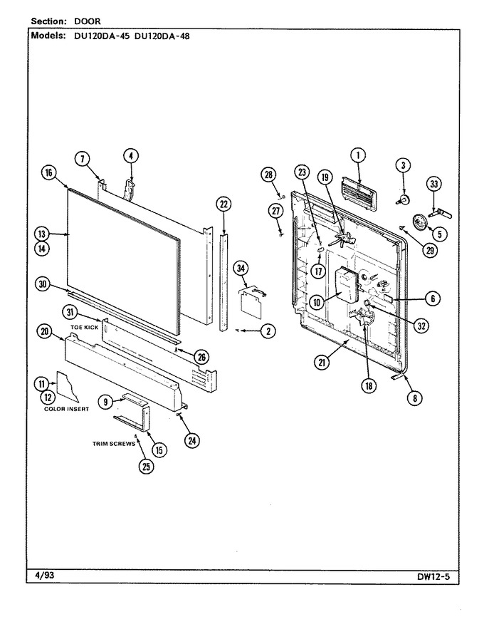 Diagram for DU120DA-45