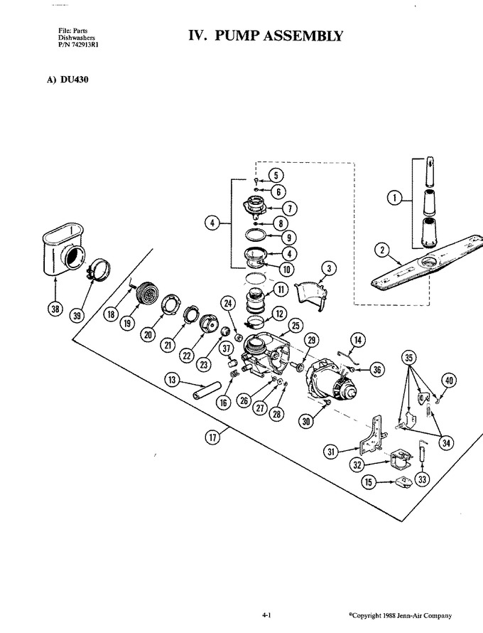 Diagram for DU430-20
