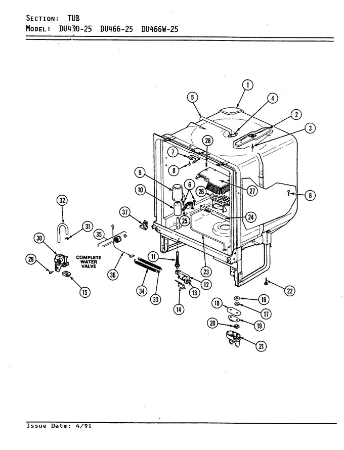 Diagram for DU466-25