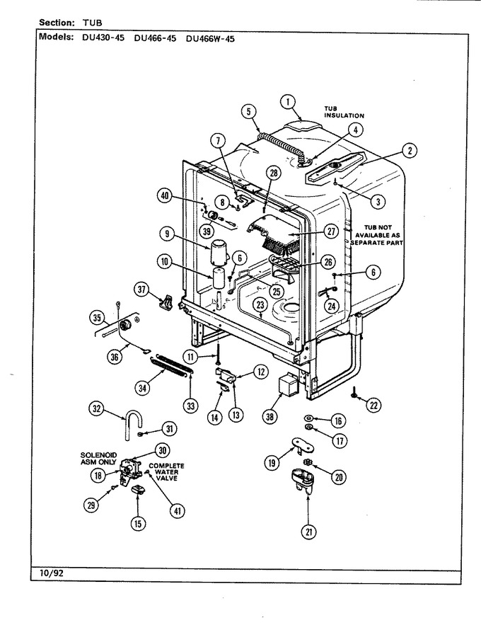 Diagram for DU466W-45