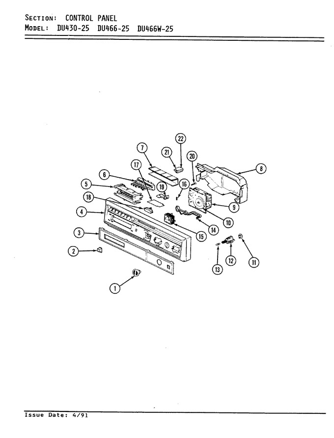 Diagram for DU466W-25