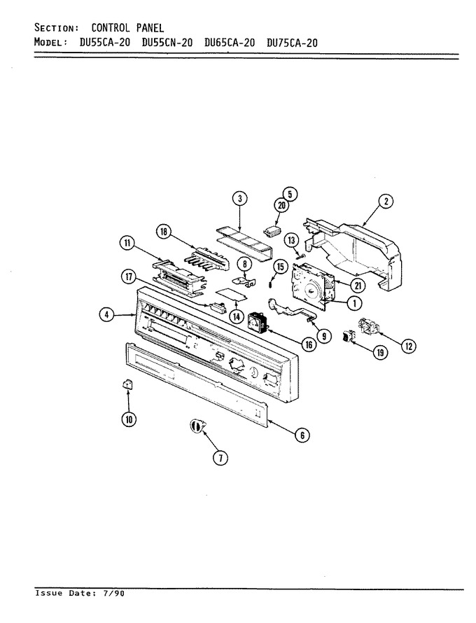 Diagram for DU55CA-20