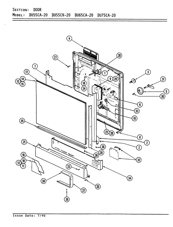 Diagram for DU55CA-20