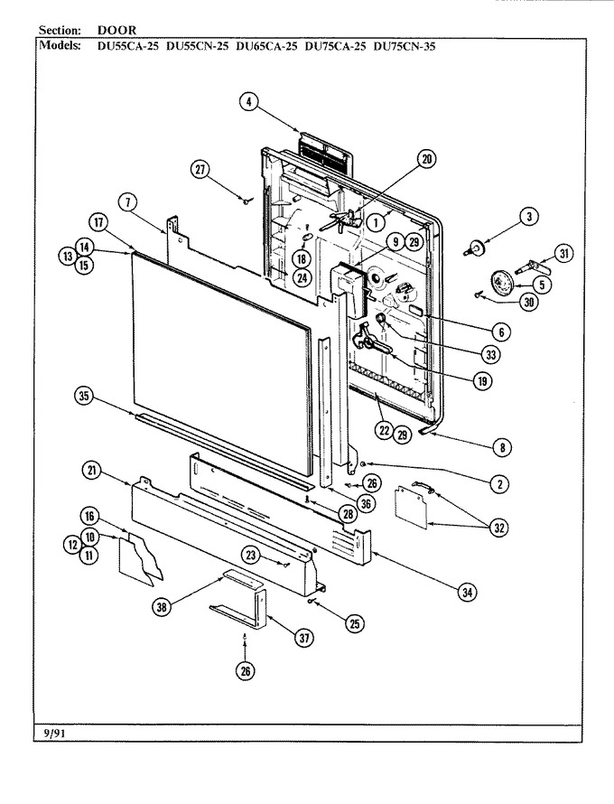 Diagram for DU65CA-25
