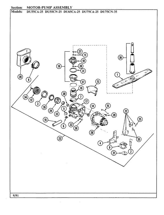 Diagram for DU65CA-25