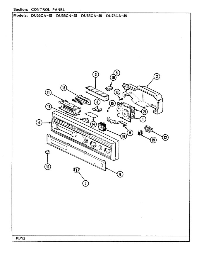 Diagram for DU65CA-45