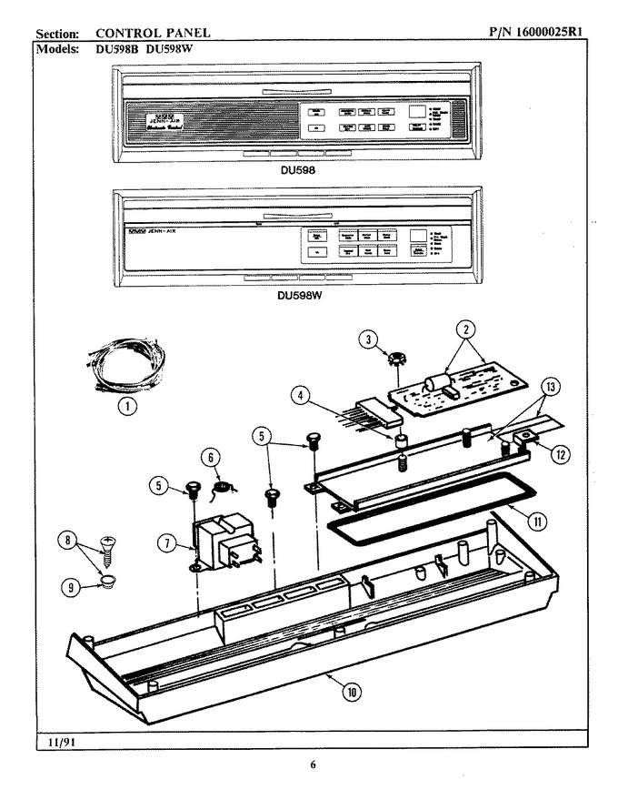Diagram for DU598B