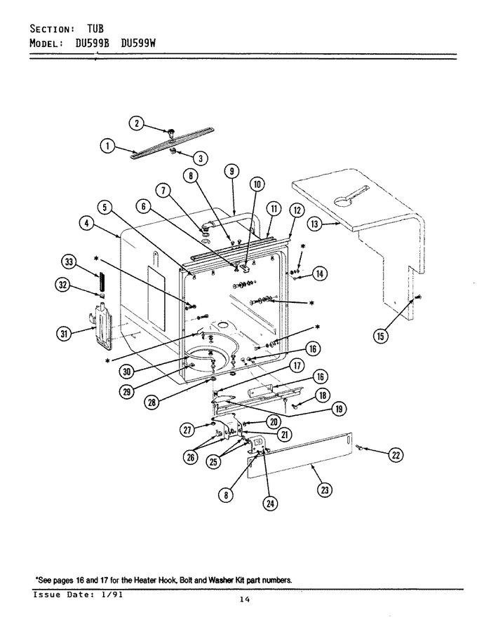 Diagram for DU599B