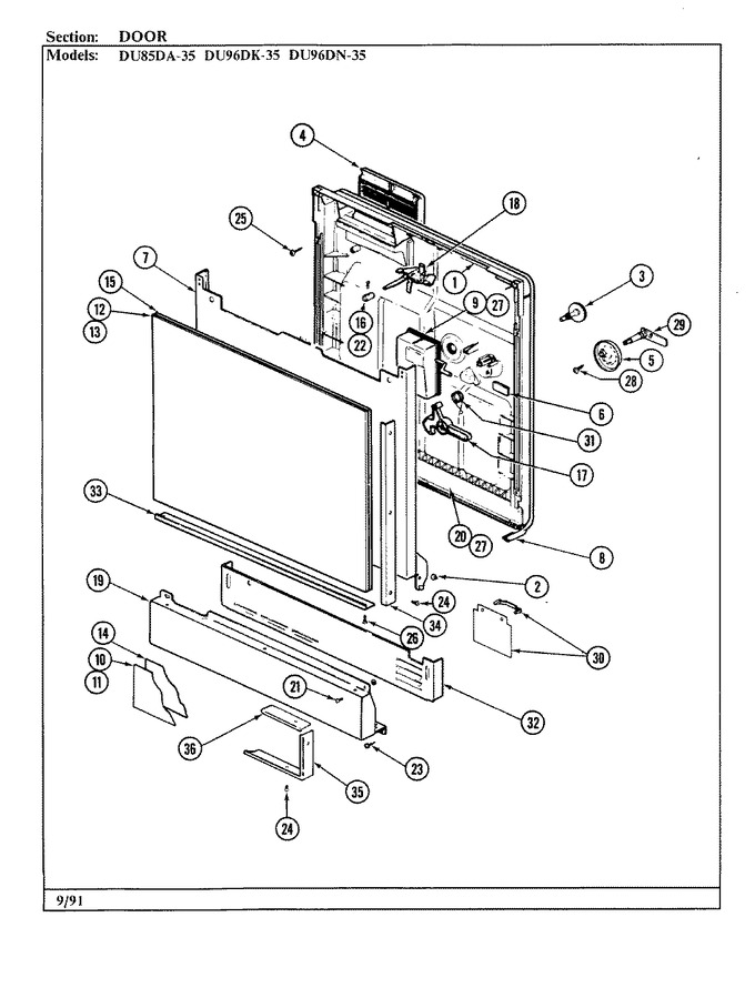 Diagram for DU85DA-35