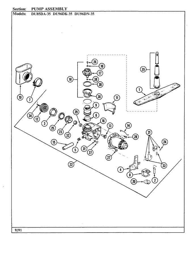 Diagram for DU96DK-35