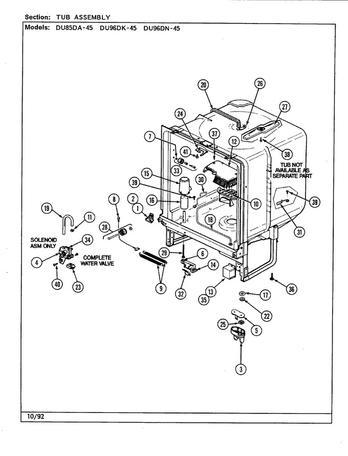 Diagram for DU96DN-45