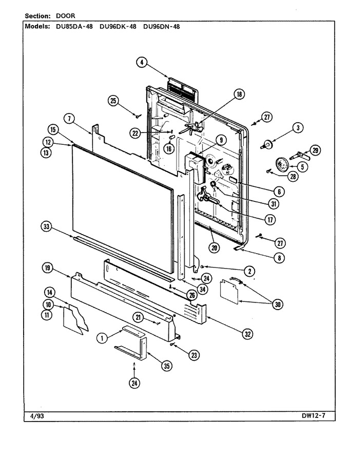 Diagram for DU96DK-48