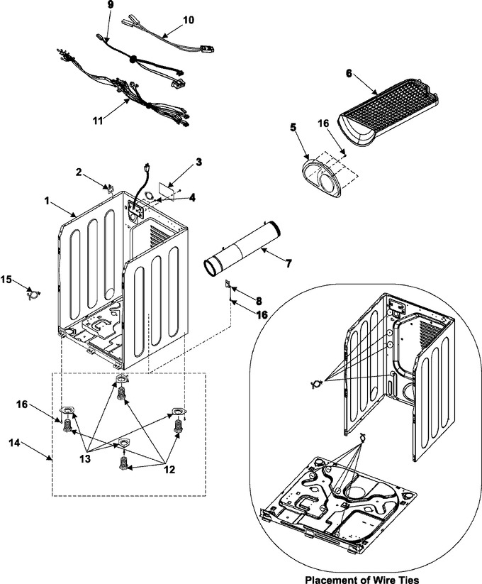 Diagram for DV306LEW/XAA