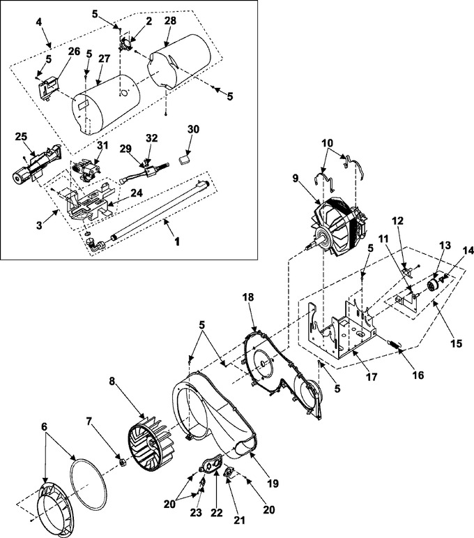 Diagram for DV316BGW/XAA