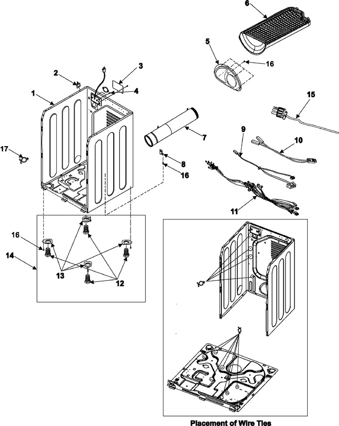Diagram for DV306LGW/XAA