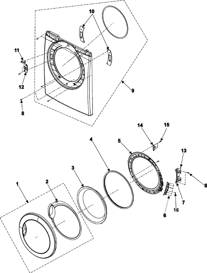 Diagram for DV316LEW/XAA