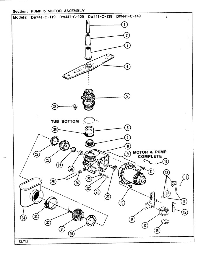 Diagram for DW441C119