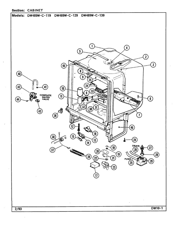 Diagram for DW489WC139