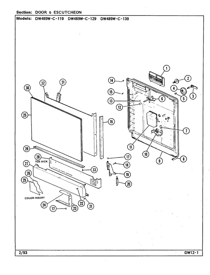 Diagram for DW489WC139