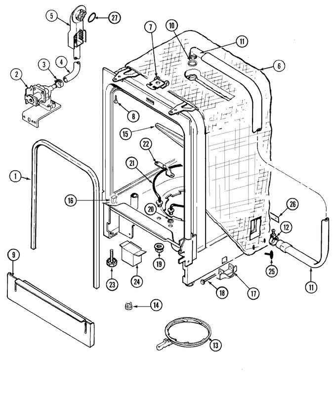 Diagram for DW731W