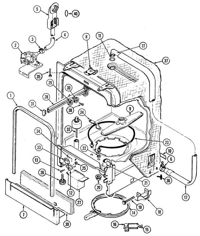Diagram for DW960B