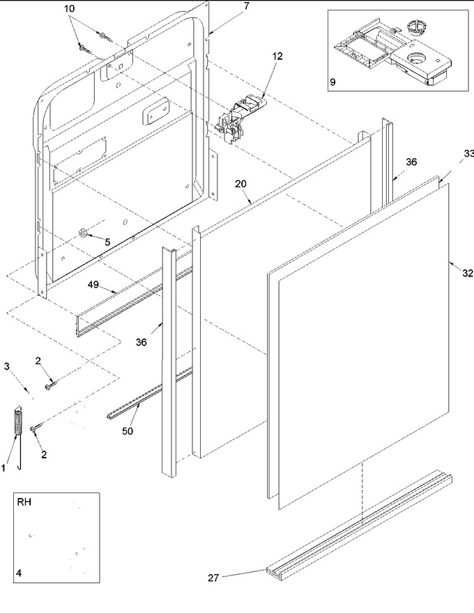 Diagram for DWA33AL (BOM: P1318625W)