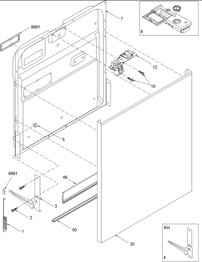 Diagram for DWA63AB (BOM: P1318609W)