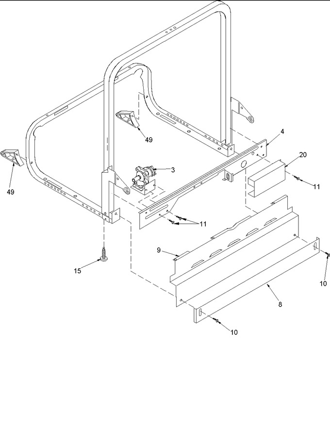 Diagram for DWA73AW (BOM: P1318613W)