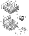 Diagram for 05 - Racks (dwu8860aae & Dwu8860abe)