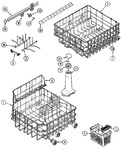 Diagram for 06 - Track & Rack Assembly (dwu8602aam)