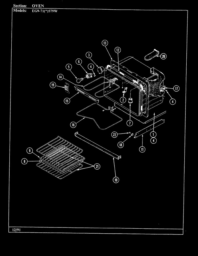 Diagram for EG9-71A579W