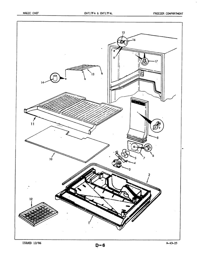 Diagram for ENT17F4LA (BOM: 5D72B)