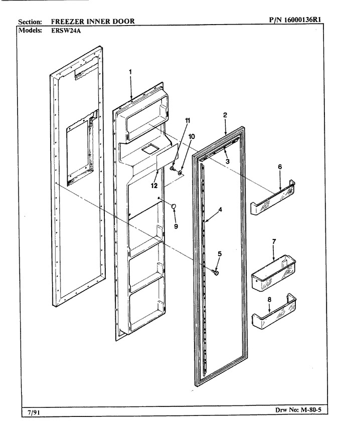 Diagram for ERSW24A (BOM: AM85B)