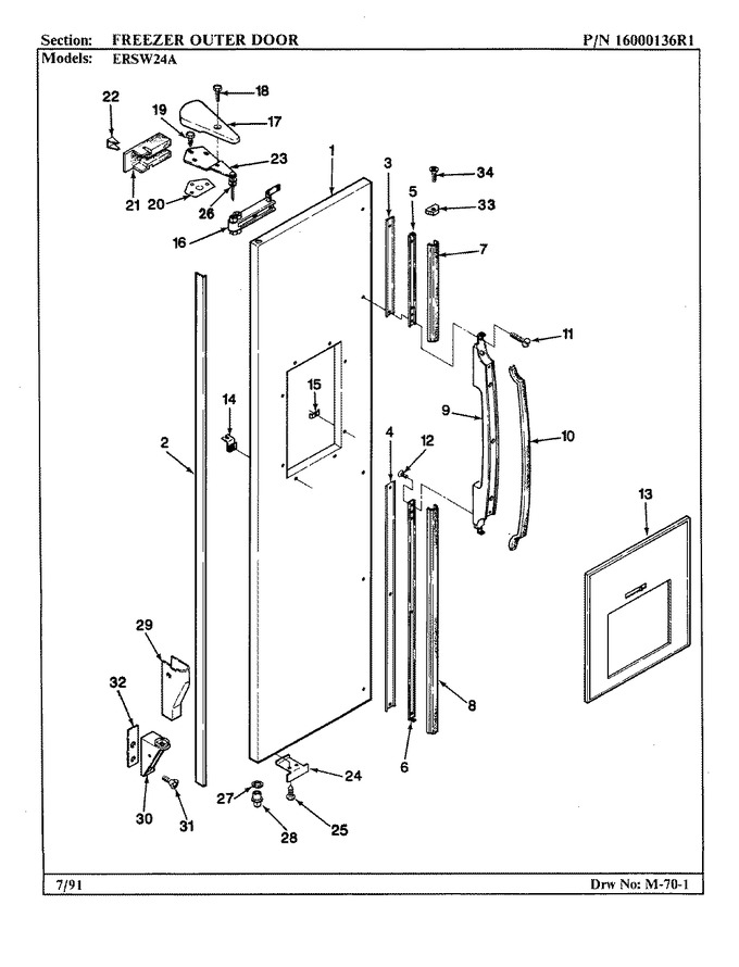 Diagram for ERSW24A (BOM: AM85B)