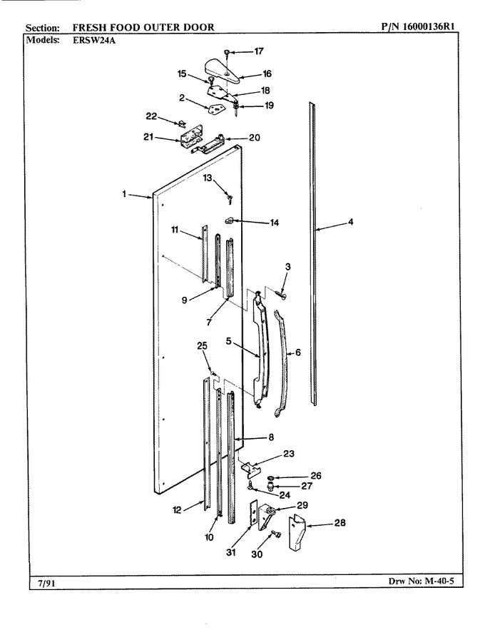 Diagram for ERSW24A (BOM: AM85B)
