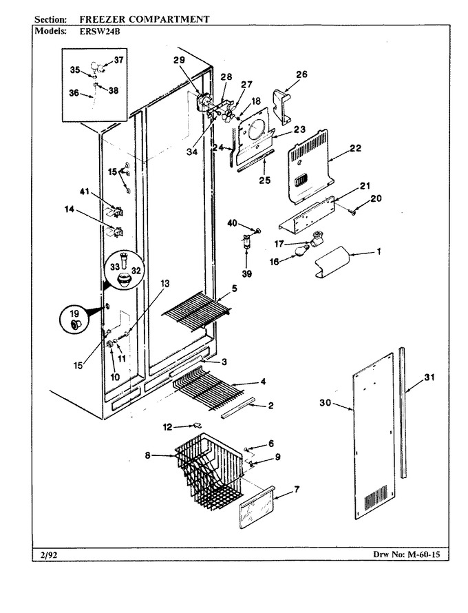 Diagram for ERSW24B (BOM: BM86A)