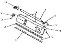Diagram for 13 - Panel Support Plate And Fluorescent Tube
