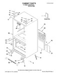 Diagram for 01 - Cabinet Parts