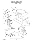 Diagram for 02 - Freezer Liner Parts