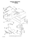 Diagram for 02 - Freezer Liner Parts