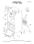Diagram for 01 - Cabinet Parts