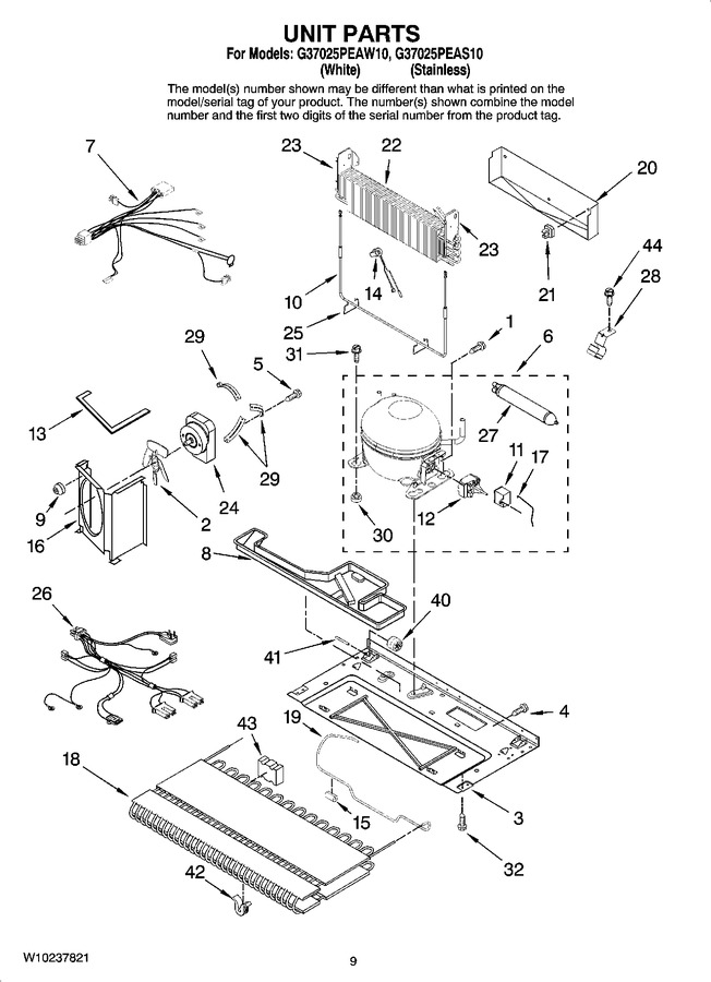 Diagram for G37025PEAW10