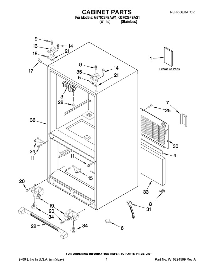 Diagram for G37026FEAW1