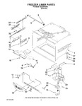 Diagram for 02 - Freezer Liner Parts