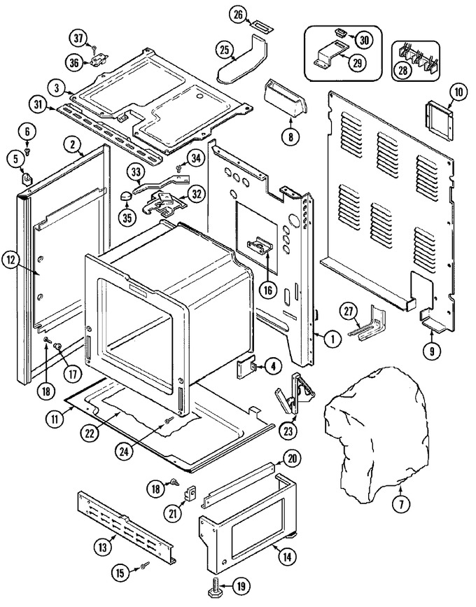 Diagram for G3868XRW
