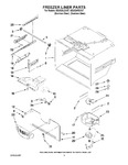 Diagram for 03 - Freezer Liner Parts