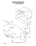 Diagram for 03 - Freezer Liner Parts