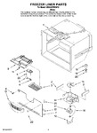 Diagram for 03 - Freezer Liner Parts
